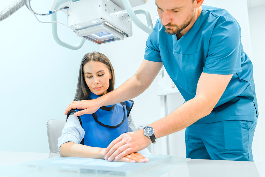 Digital X-ray room at Shire Medical Imaging, Miranda