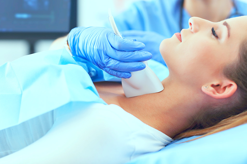 Sonographer performing an ultrasound at Shire Medical Imaging, Miranda